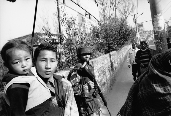 After an army curfew, the army is guarding a majority of streets in Katmandu..jpg